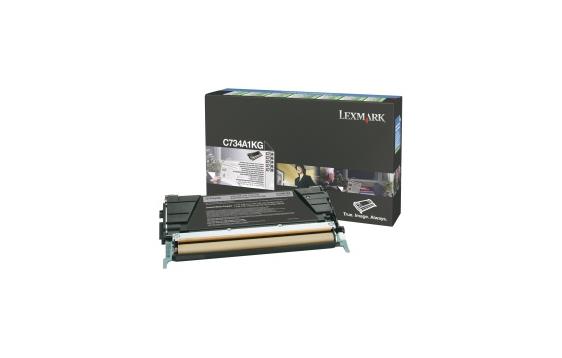 771218  C734A1KG Toner LEXMARK C734A1KG 8K sort 